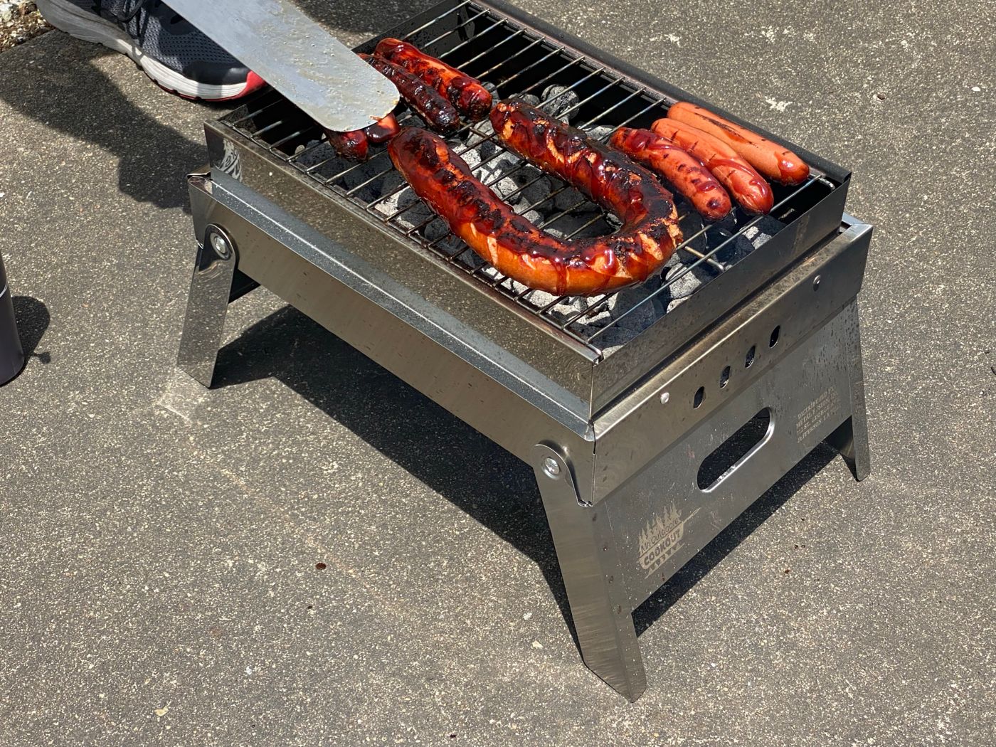 Mr. Outdoors Cookout Stainless Steel Charcoal Grill Dick s Sporting Goods